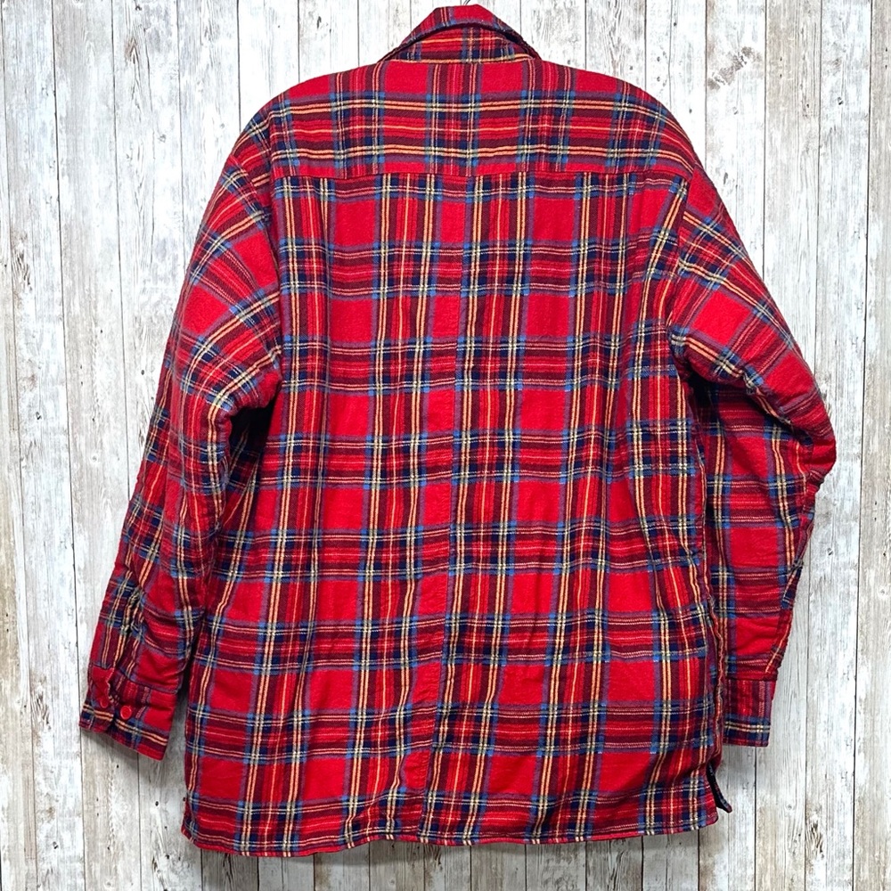 Dickies Plaid Padded Flannel Shacket [MRC-002] - Picture 2 of 10